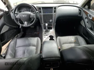 2017 Infiniti Q50 Premium with VIN JN1EV7AR9HM834868, listed as a Copart auction lot 54975165 with 109,746 mi miles and Salvage title. Bid and sale history available at DreamBid. Image 8.