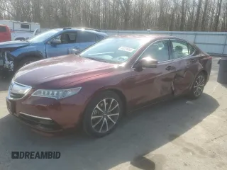 2015 Acura TLX V6 with VIN 19UUB2F37FA020307, listed as a Copart auction lot 48229895 with 69,128 mi miles and Salvage Title. Bid and sale history available at carsss.com. Image 1.