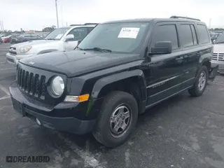 2017 Jeep Patriot Sport with VIN 1C4NJPBB9HD103349, listed as a IAAI auction lot 41528460 with 122,026 mi miles. Bid and sale history available at carsss.com. Image 2.