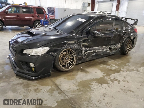 2015 Subaru WRX Premium with VIN JF1VA1D63F9816993, listed as a Copart auction lot 57144565 with 107,860 mi miles and Salvage title. Bid and sale history available at DreamBid. Image 1.