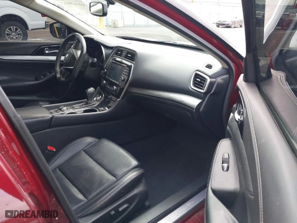 2017 Nissan Maxima Platinum with VIN 1N4AA6AP8HC442203, listed as a IAAI auction lot 41619495 with 114,476 mi miles. Bid and sale history available at carsss.com. Image 5.