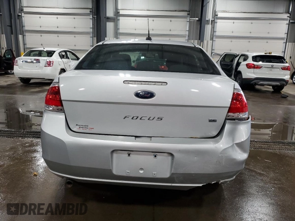 2011 Ford Focus SE with VIN 1FAHP3FN4BW140318, listed as a Copart auction lot 52341905 with 80,828 mi miles and Salvage Title. Bid and sale history available at carsss.com. Image 6.