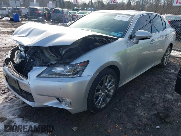 2014 Lexus GS 350 with VIN JTHCE1BLXE5022947, listed as a IAAI auction lot 41740444 with 93,801 mi miles. Bid and sale history available at carsss.com. Image 2.