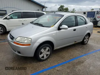 2006 Chevrolet Aveo LS with VIN KL1TD566X6B554368, listed as a Copart auction lot 61682645 with 97,701 mi miles and Salvage title. Bid and sale history available at DreamBid. Image 1.