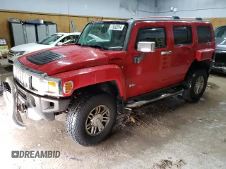 2008 Hummer H3 SUV Luxury with VIN 5GTEN13E288145289, listed as a Copart auction lot 77632514 with 148,813 mi miles and Clean Title. Bid and sale history available at carsss.com. Image 1.