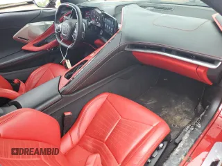 2021 Chevrolet Corvette 3LT with VIN 1G1YC2D43M5114255, listed as a Copart auction lot 66332224 with 16,582 mi miles and Salvage Title. Bid and sale history available at carsss.com. Image 8.