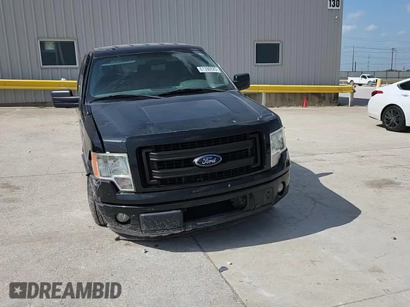 2013 Ford F-150 XL with VIN 1FTMF1CF0DFA45383, listed as a Copart auction lot 61390925 with 153,705 mi miles and Salvage title. Bid and sale history available at DreamBid. Image 13.