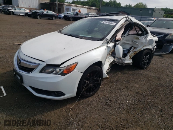 2015 Acura ILX Premium z VIN 19VDE1F57FE008391, wystawiony jako Copart lot #61849634 z przebiegiem Nie podano mil oraz Szkoda całkowita • Salvage title. Historia ofert i sprzedaży dostępna na DreamBid. Obrazek 1.