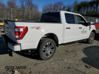 2022 Ford F-150 XL with VIN 1FTFW1E86NFA43114, listed as a Copart auction lot 49615245 with 66,614 mi miles and Salvage Title. Bid and sale history available at carsss.com. Image 3.