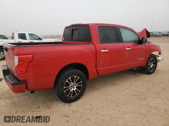 2021 Nissan Titan SV with VIN 1N6AA1EE3MN529038, listed as a Copart auction lot 45019855 with 66,400 mi miles and Salvage title. Bid and sale history available at DreamBid. Image 3.
