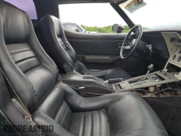 1981 Chevrolet Corvette z VIN 1G1AY8763BS401984, wystawiony jako Copart lot #58464195 z przebiegiem 33 180 mil mil oraz Czysty tytuł • Clean title. Historia ofert i sprzedaży dostępna na DreamBid. Obrazek 10.