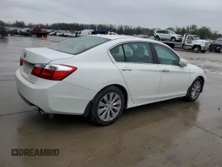 2014 Honda Accord Sedan EX-L with VIN 1HGCR2F88EA044827, listed as a Copart auction lot 51655035 with 148,624 mi miles and Salvage Title. Bid and sale history available at carsss.com. Image 3.