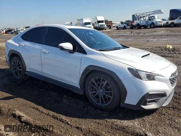 2022 Subaru WRX Premium with VIN JF1VBAF67N9006789, listed as a Copart auction lot 46654315 with 43,049 mi miles and Salvage Title. Bid and sale history available at DreamBid. Image 4.
