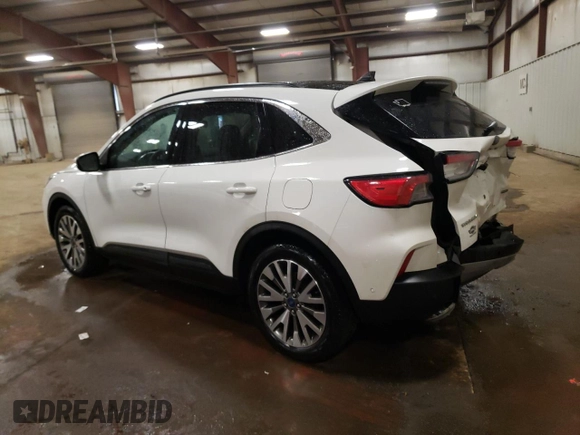2020 Ford Escape Titanium Hybrid с VIN 1FMCU9DZXLUC27803, выставлен на аукционе Copart как лот 43334755 с пробегом 135 001 миль миль и На запчасти • Non repairable. История ставок и продаж доступна на DreamBid. Изображение 2.