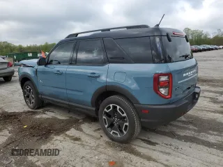 2021 Ford Bronco Sport Outer Banks with VIN 3FMCR9C61MRB08300, listed as a Copart auction lot 55614415 with 54,230 mi miles and Salvage title. Bid and sale history available at DreamBid. Image 2.