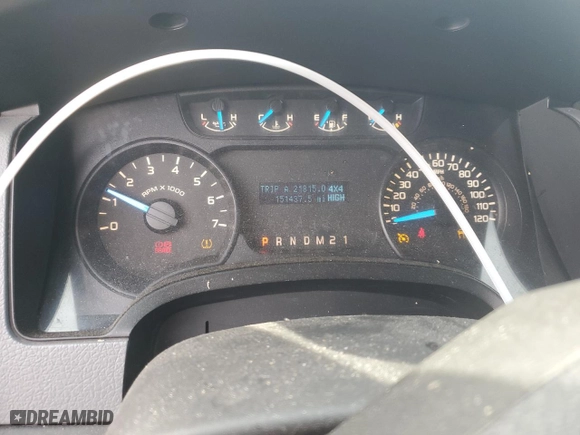 2014 Ford F-150 XL with VIN 1FTFX1EFXEFD02389, listed as a Copart auction lot 41981635 with 151,437 mi miles and Clean Title. Bid and sale history available at carsss.com. Image 9.