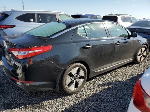 2013 Kia Optima Hybrid LX with VIN KNAGM4AD9D5055760, listed as a Copart auction lot 74271314 with 0 mi miles and Salvage Title. Bid and sale history available at carsss.com. Image 3.