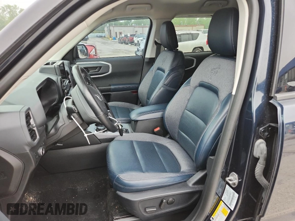 2021 Ford Bronco Sport Outer Banks with VIN 3FMCR9C64MRB01454, listed as a Copart auction lot 59951205 with 59,613 mi miles and Salvage title. Bid and sale history available at DreamBid. Image 7.