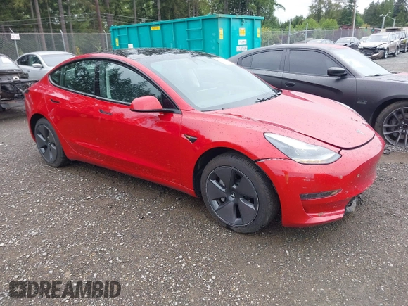 2023 Tesla Model 3 с VIN 5YJ3E1EA6PF601480, выставлен на аукционе IAAI как лот 42291689 с пробегом 21 565 миль миль и . История ставок и продаж доступна на DreamBid. Изображение 1.