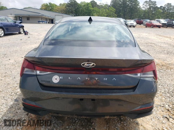 2023 Hyundai Elantra SE with VIN 5NPLL4AG8PH119855, listed as a Copart auction lot 51480035 with 36,619 mi miles and Salvage Title. Bid and sale history available at DreamBid. Image 6.