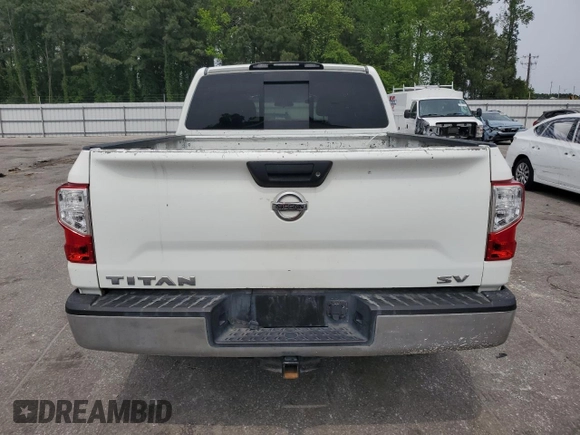 2017 Nissan Titan SV with VIN 1N6AA1EK8HN529192, listed as a Copart auction lot 54001195 with 187,788 mi miles and Clean title. Bid and sale history available at DreamBid. Image 6.