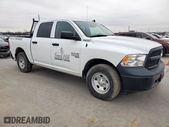 2022 Ram 1500 Tradesman z VIN 3C6RR7KG7NG375443, wystawiony jako Copart lot #45887735 z przebiegiem 2 301 mil mil oraz Szkoda całkowita • Salvage title. Historia ofert i sprzedaży dostępna na DreamBid. Obrazek 4.