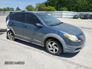 2007 Pontiac Vibe with VIN 5Y2SL658X7Z409565, listed as a Copart auction lot 53569945 with Not provided miles and Salvage title. Bid and sale history available at DreamBid. Image 4.