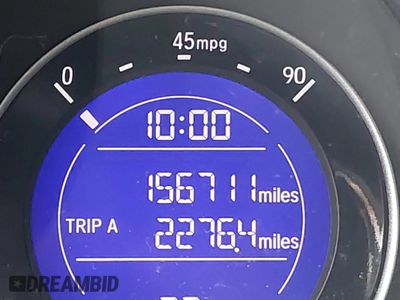 2015 Honda Fit EX-L with VIN 3HGGK5H88FM773208, listed as a IAAI auction lot 41912799 with 156,711 mi miles. Bid and sale history available at carsss.com. Image 16.