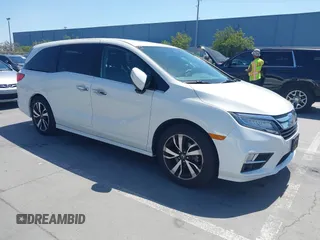 2018 Honda Odyssey Elite with VIN 5FNRL6H92JB005420, listed as a IAAI auction lot 42193696 with 78,623 mi miles and . Bid and sale history available at DreamBid. Image 1.