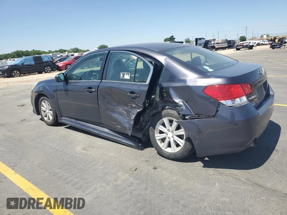 2010 Subaru Legacy Premium All-Weather Anniversary with VIN 4S3BMCH64A3220765, listed as a Copart auction lot 61484345 with 176,834 mi miles and Salvage title. Bid and sale history available at DreamBid. Image 2.