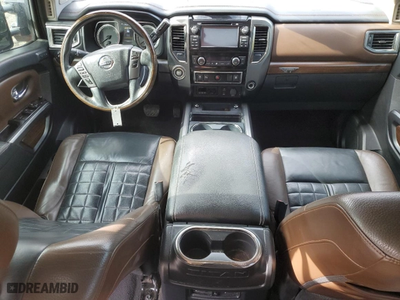 2016 Nissan Titan XD SL with VIN 1N6BA1F26GN504857, listed as a Copart auction lot 49452855 with NaN miles and Salvage Title. Bid and sale history available at carsss.com. Image 8.