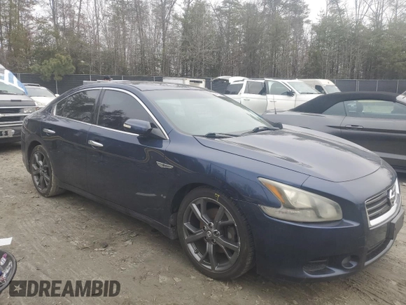 2013 Nissan Maxima S with VIN 1N4AA5AP7DC809984, listed as a Copart auction lot 44151485 with 148,625 mi miles and Non Repairable. Bid and sale history available at DreamBid. Image 4.