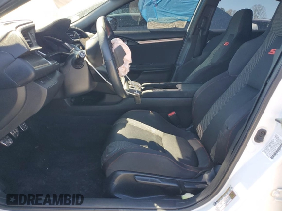 2018 Honda Civic Si with VIN 2HGFC1E50JH700689, listed as a Copart auction lot 50030115 with 127,041 mi miles and Salvage Title. Bid and sale history available at DreamBid. Image 7.