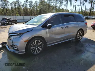 2020 Honda Odyssey Elite с VIN 5FNRL6H9XLB025899, выставлен на аукционе Copart как лот 50455835 с пробегом Не указан миль и Списание • Salvage title. История ставок и продаж доступна на DreamBid. Изображение 1.
