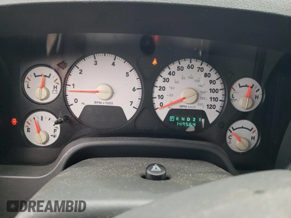 2006 Dodge 1500 ST with VIN 1D7HU18N66J104045, listed as a Copart auction lot 47707065 with 149,564 mi miles and Salvage Title. Bid and sale history available at carsss.com. Image 9.