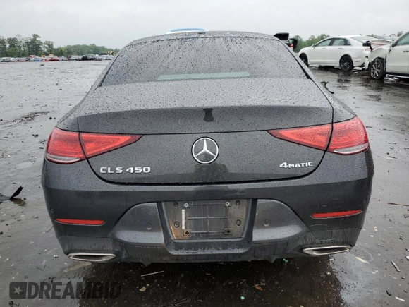 2019 Mercedes-Benz CLS with VIN WDD2J5KB2KA006855, listed as a Copart auction lot 54843484 with 70,323 mi miles and Salvage Title. Bid and sale history available at carsss.com. Image 6.
