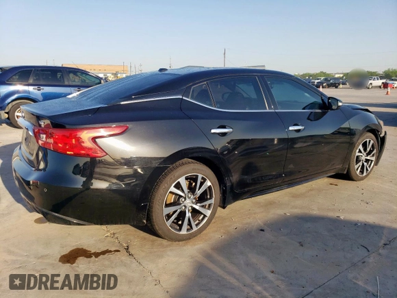 2016 Nissan Maxima SV with VIN 1N4AA6AP4GC906408, listed as a Copart auction lot 52618285 with 122,445 mi miles and Salvage Title. Bid and sale history available at DreamBid. Image 3.