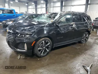 2023 Chevrolet Equinox Premier z VIN 3GNAXXEG7PL145703, wystawiony jako Copart lot #47995885 z przebiegiem 15 699 mil mil oraz Szkoda całkowita • Salvage title. Historia ofert i sprzedaży dostępna na DreamBid. Obrazek 1.