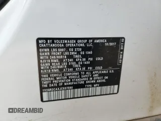 2018 Volkswagen Atlas S z VIN 1V2GR2CAXJC537560, wystawiony jako Copart lot #52817365 z przebiegiem 83 109 mil mil oraz Szkoda całkowita • Salvage title. Historia ofert i sprzedaży dostępna na DreamBid. Obrazek 14.