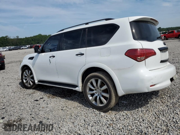 2011 Infiniti QX56 7-passenger with VIN JN8AZ2NE1B9004619, listed as a Copart auction lot 59404484 with 234,215 mi miles and Clean Title. Bid and sale history available at carsss.com. Image 2.