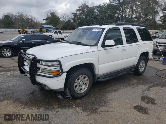 2006 Chevrolet Tahoe LT with VIN 1GNEC13T06R119865, listed as a Copart auction lot 44915225 with 185,145 mi miles and Salvage Title. Bid and sale history available at carsss.com. Image 1.