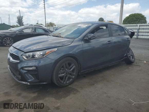 2020 Kia Forte GT-Line with VIN 3KPF34AD1LE249543, listed as a Copart auction lot 53662505 with 51,290 mi miles and Clean Title. Bid and sale history available at carsss.com. Image 1.