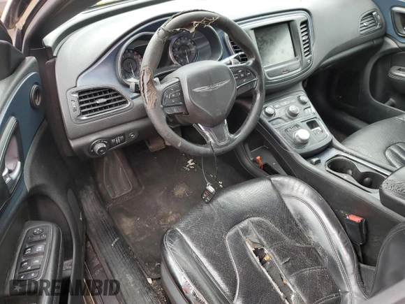 2015 Chrysler 200 S with VIN 1C3CCCDGXFN610811, listed as a Copart auction lot 55024335 with Not Provided miles and Clean Title. Bid and sale history available at carsss.com. Image 8.