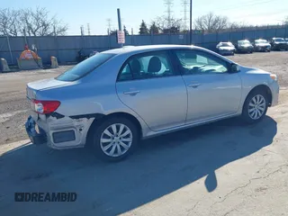 2013 Toyota Corolla L with VIN 2T1BU4EEXDC089189, listed as a IAAI auction lot 41818437 with 143,706 mi miles and . Bid and sale history available at DreamBid. Image 4.