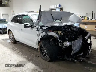2023 Audi Q5 S line Prestige z VIN WA1FAAFY7P2165319, wystawiony jako Copart lot #83750474 z przebiegiem Nie podano mil oraz Szkoda całkowita • Salvage title. Historia ofert i sprzedaży dostępna na DreamBid. Obrazek 4.