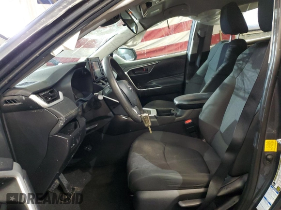 2021 Toyota RAV4 LE with VIN 2T3F1RFV4MW153139, listed as a Copart auction lot 45971955 with 33,991 mi miles and Salvage Title. Bid and sale history available at carsss.com. Image 7.