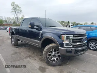 2022 Ford Super Duty F-250 SRW XL with VIN 1FT7W2BT7NEF51942, listed as a IAAI auction lot 41956618 with 26,971 mi miles. Bid and sale history available at carsss.com. Image 1.