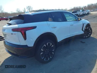2024 Chevrolet Blazer EV eAWD RS z VIN 3GNKDCRJ4RS290900, wystawiony jako IAAI lot #41647500 z przebiegiem 3 017 mil mil oraz . Historia ofert i sprzedaży dostępna na DreamBid. Obrazek 4.