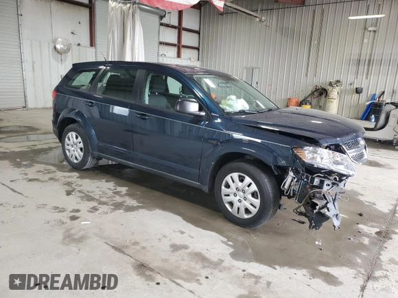 2013 Dodge Journey American Value with VIN 3C4PDCAB0DT734263, listed as a Copart auction lot 54255005 with Not Provided miles and Salvage Title. Bid and sale history available at DreamBid. Image 4.