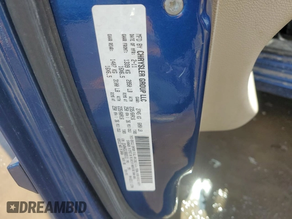 2011 Dodge Grand Caravan SXT with VIN 2D4RN4DG1BR683121, listed as a Copart auction lot 55404355 with 163,006 mi miles and Salvage Title. Bid and sale history available at DreamBid. Image 13.